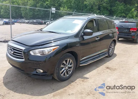 2014 Infiniti Qx60 Hybrid из США, поврежденный, VIN 5N1CL0MM4EC538316